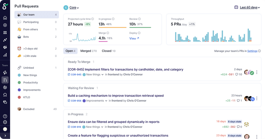 Get your code reviewed faster and never let PRs fall through the cracks again.